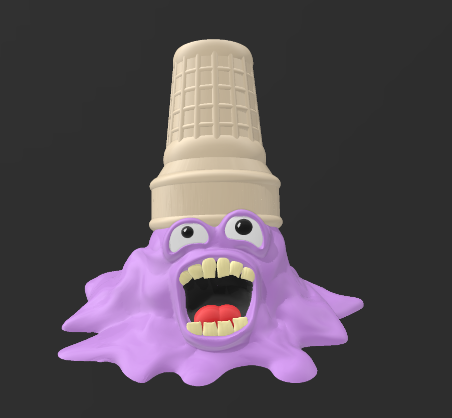 melting ice-cream